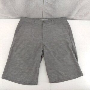Travis Mathew Mens Golf Shorts 30 Gray Flat Front‎ Stretch Casual Lightweight
